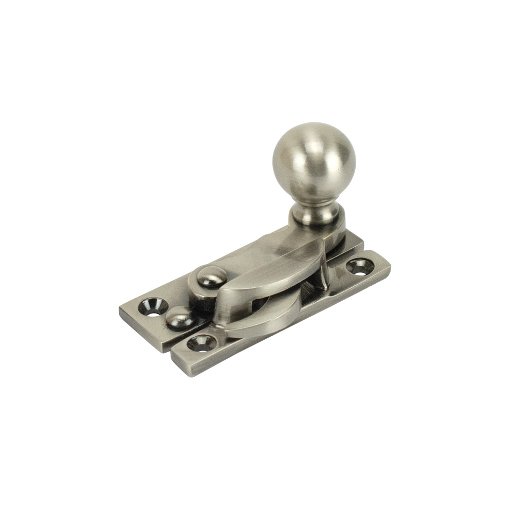 Sash Heritage Claw Fastener with Ball Knob (Non-Locking) - Antique Nickel